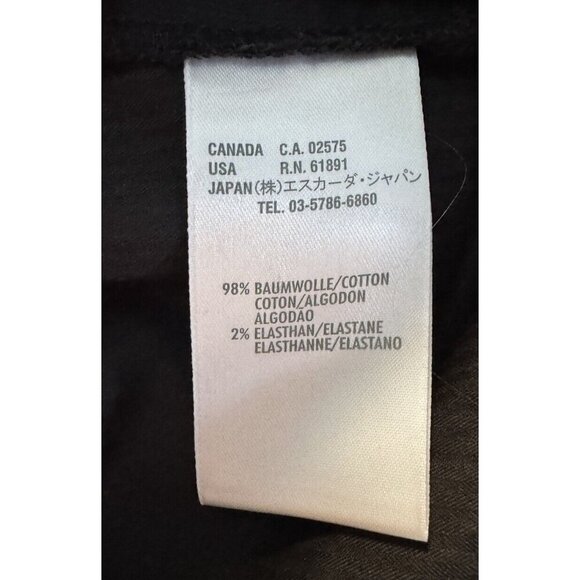 ESCADA Sport Women's Sz 34 Long US Sz 2 Black Straight Leg Pleated Dress Pants - Picture 8 of 10